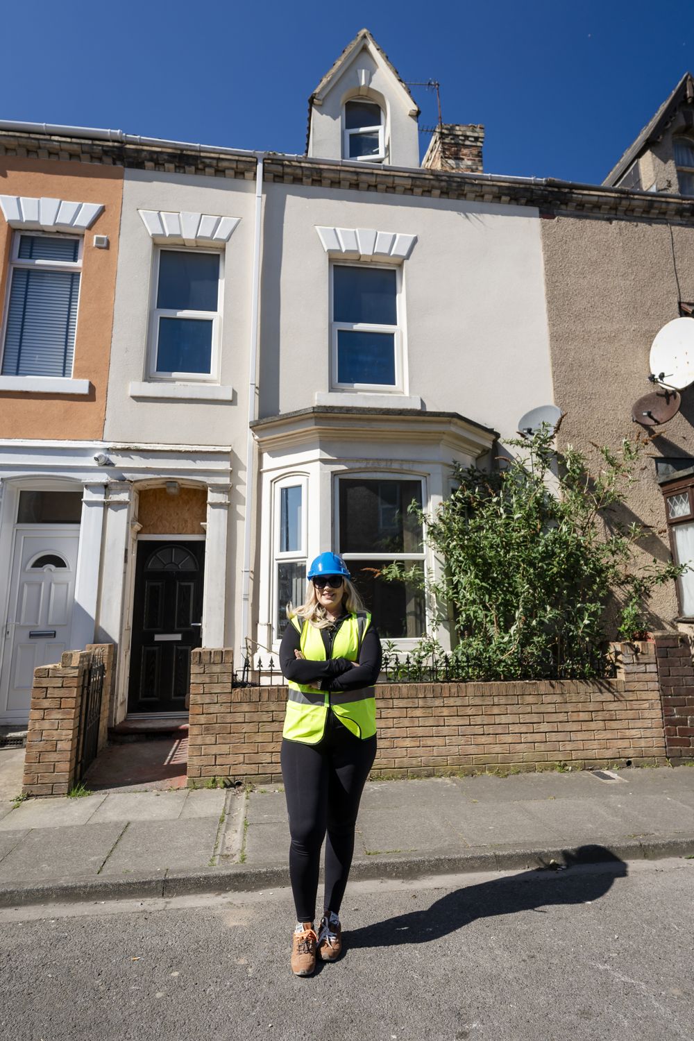 A terraced street of property in the North East